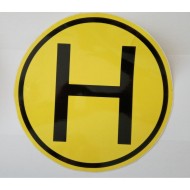 Стикер H