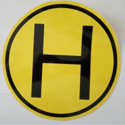 Стикер H