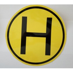 Стикер H