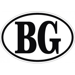 Стикер BG голям