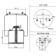 Въздушна възглавница Auger AU34942