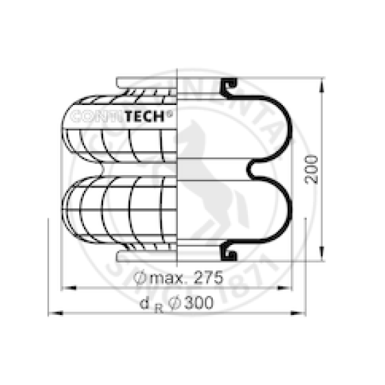 Въздушна възглавница Contitech 620N Hydro