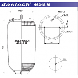 Въздушна възглавница Dastech 46318M