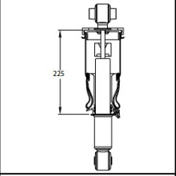 Въздушна възглавница за кабина Firestone W02M588037