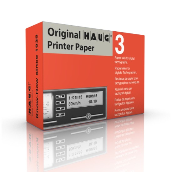 Термоленти за дигитален тахограф Haug Original 3 бр.