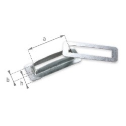 Капси за брезент 38x8x8.5 mm