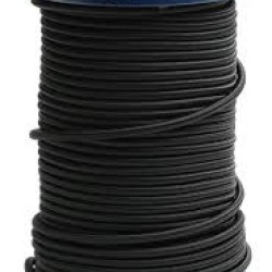 Ластично въже 6 mm черно