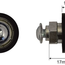 Ролка за брезентова щора 26x9 mm