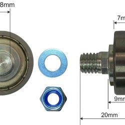 Ролка за брезентова щора 24x7 mm
