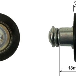 Ролка за брезентова щора 30x9.5 mm