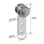 Водач 22x70 mm
