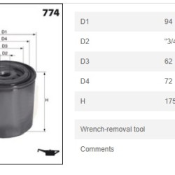 Маслен филтър Mann W 950/5