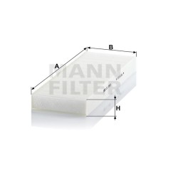 Филтър за кабина Mann CU 3869