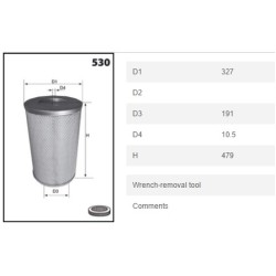 Въздушен филтър MecaFilter FA 3135