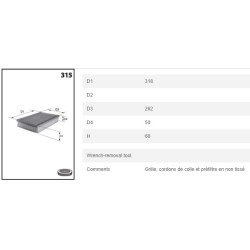 Въздушен филтър MecaFilter FA 2100