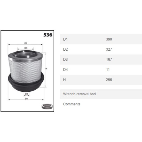 Въздушен филтър MecaFilter FA 3428