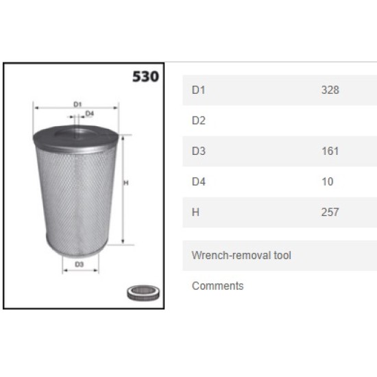 Въздушен филтър MecaFilter FA 3101