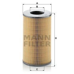 Маслен филтър Mann H 1282x