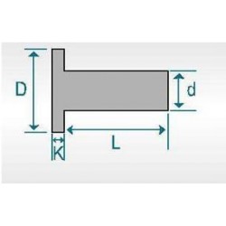 Нитове за накладки 8x20 алуминиеви
