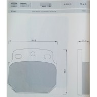 29688 Дискова накладка Roulunds 55675681