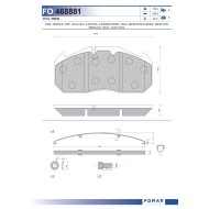 29030 Дискова накладка Roulunds 55468881PRO
