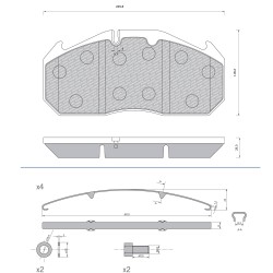 29030 Дискова накладка Roulunds 55468881PRO