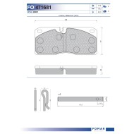 29067 Дискова накладка Roulunds 55471681PRO