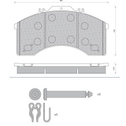 29011 дискова накладка Roulunds 55474081R