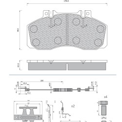 29835 Дискова накладка Roulunds 55495181PRO