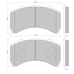 29244 Дискова накладка Roulunds 55567681PRO