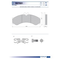 29076 Дискова накладка Roulunds 55627681PRO