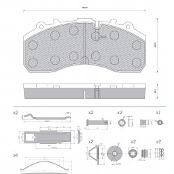 29108=29042=29059=29087 Дискова накладка Roulunds 55674081PRO