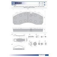29061 Дискова накладка Roulunds 55674381