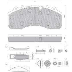 29061 Дискова накладка Roulunds 55674381
