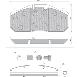 29083 Дискова накладка Roulunds 55674681PRO