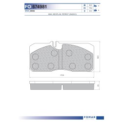 29056 Дискова накладка Roulunds 55674981