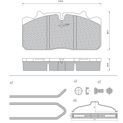 29088 Дискова накладка Roulunds 55675981PRO