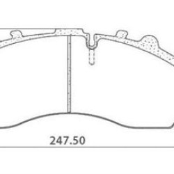 29087=29108=29042 Дискова накладка Frasle PD/116-K1