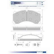 29124 дискова накладка Roulunds 55682981PRO