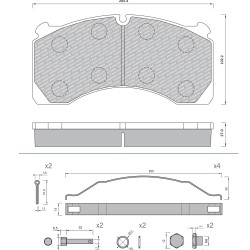 29124 дискова накладка Roulunds 55682981PRO
