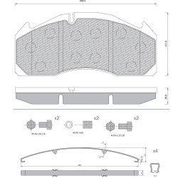 29125 Дискова накладка Roulunds 55683981PRO