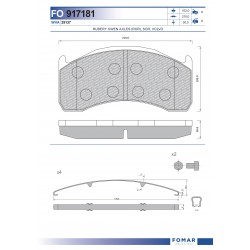 29137 Дискова накладка Roulunds 55917181