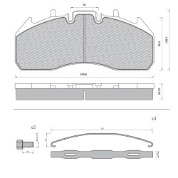 29174 Дискова накладка Roulunds 55918181PRO
