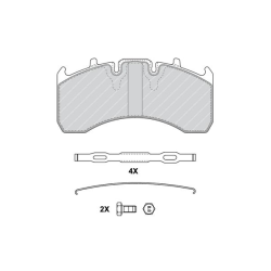 29169 Дискова накладка Ferodo FCV1624B