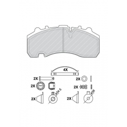 29167 Дискова накладка Ferodo FCV1677B