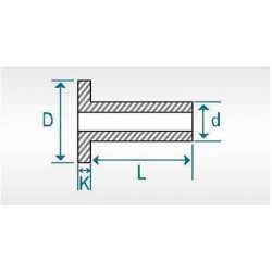 Нитове за накладки 8x18 медни