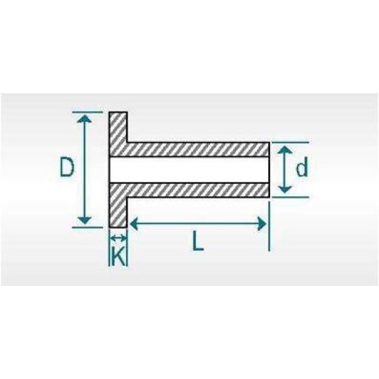 Нитове за накладки 8x18 стоманени