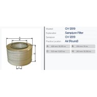 Въздушен филтър Sampiyon CH 1209