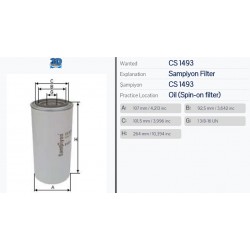 Маслен филтър Sampiyon CS 1493 