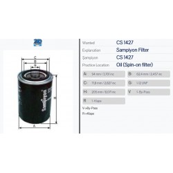 Маслен филтър Sampiyon CS 1427 / 1427A